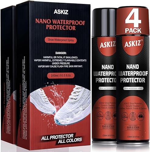 Shoe Protector Spray,10.5 OZ Rain & Stain Waterproof Spray for Shoes